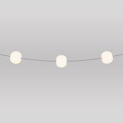 Outdoor 3-Light String Light for wet locations Gray, Power supply with US plug - Marina3 Cherry