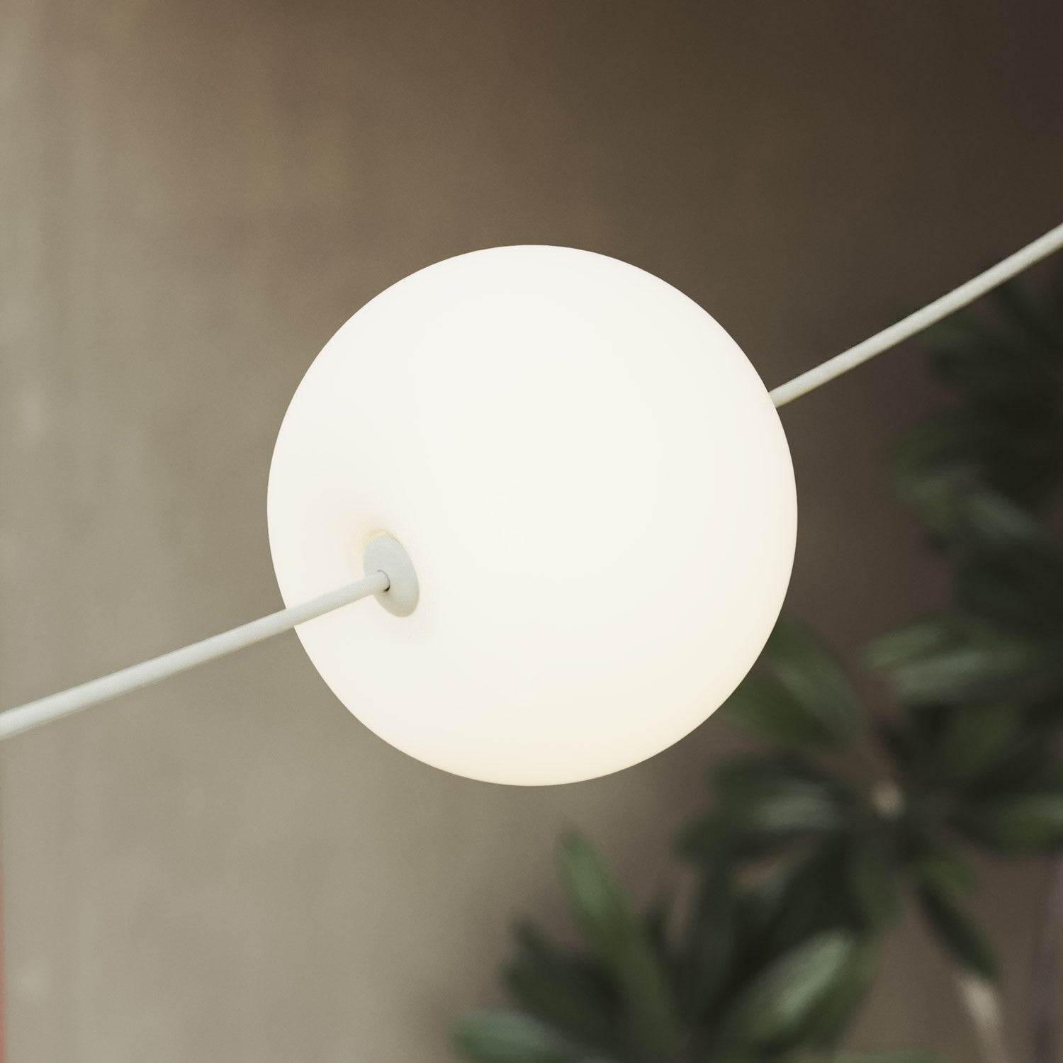 Outdoor 3-Light String Light for wet locations White Sand, Power supply with US plug - Marina3 Cherry