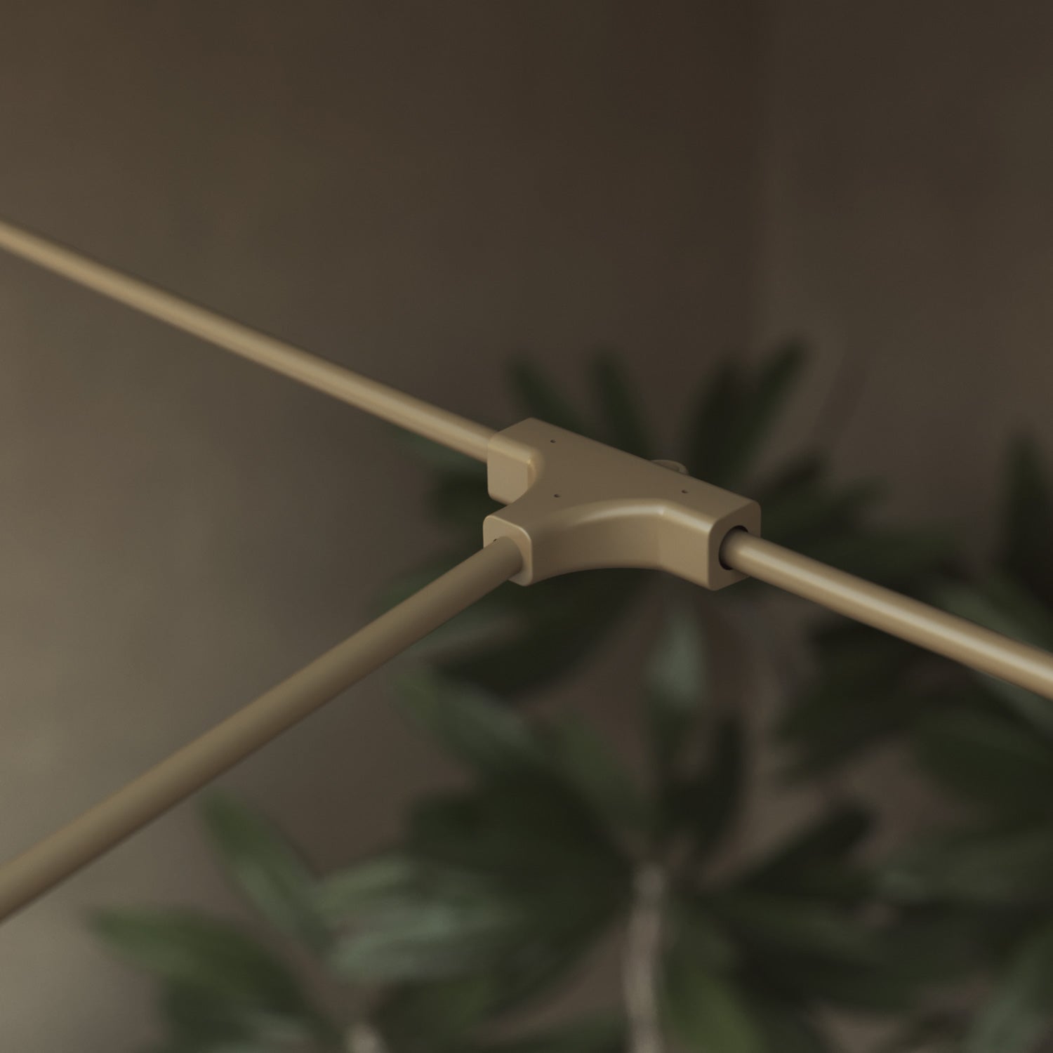 Outdoor Net String Light 7-Light for wet locations Olive Green, Power supply with US plug - Marina GRID