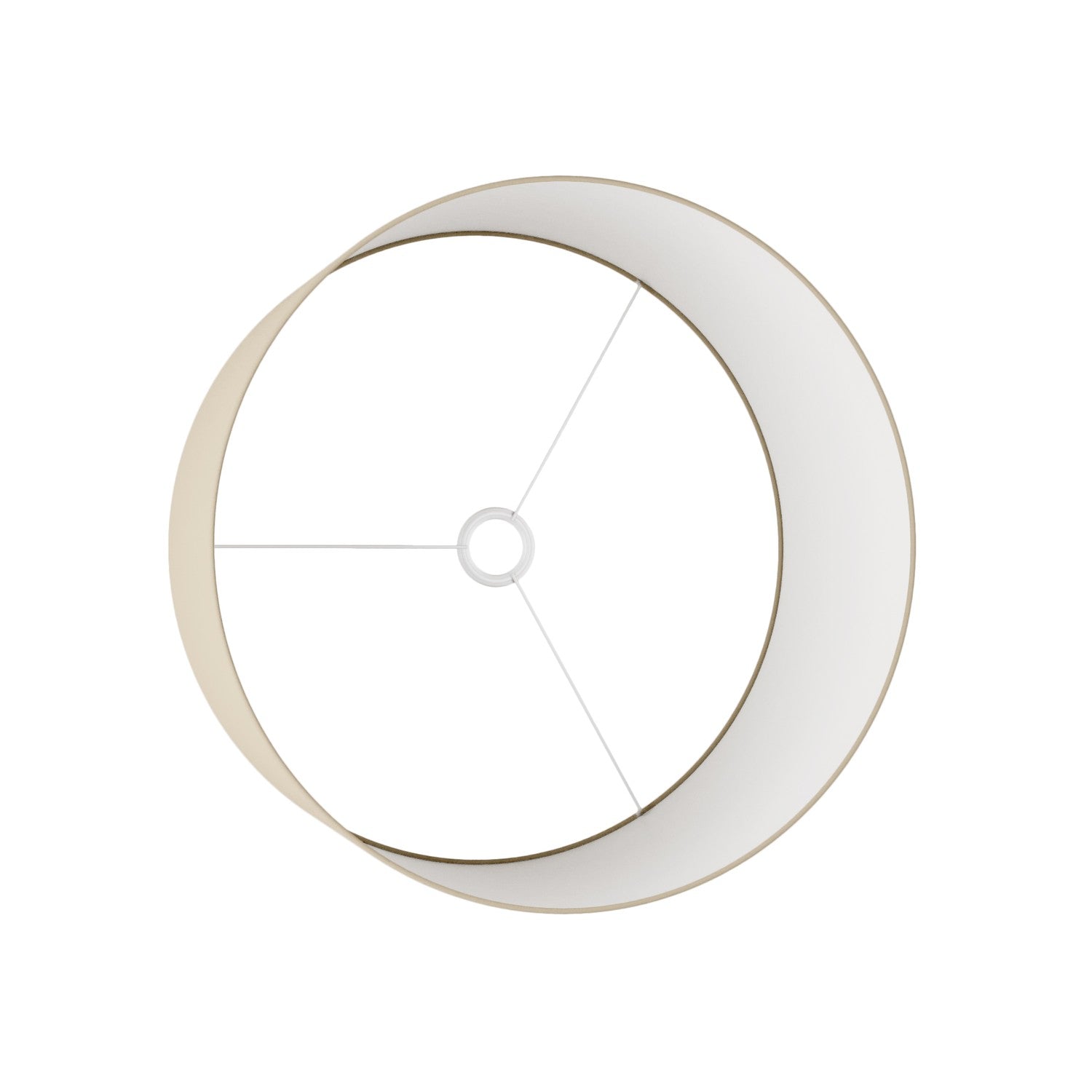 Paralume Cilindro XL in tessuto con attacco E27 - Made in Italy - Arenal Tortora