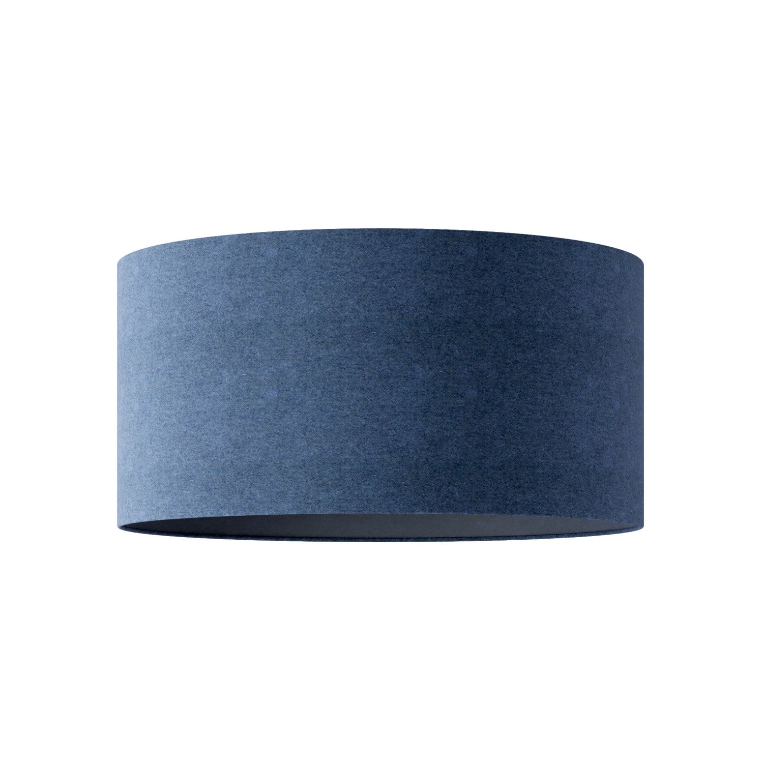 Paralume Cilindro XL in tessuto con attacco E27 - Made in Italy - Lana Blu