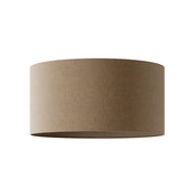 Paralume Cilindro XL in tessuto con attacco E27 - Made in Italy - Lana Marrone