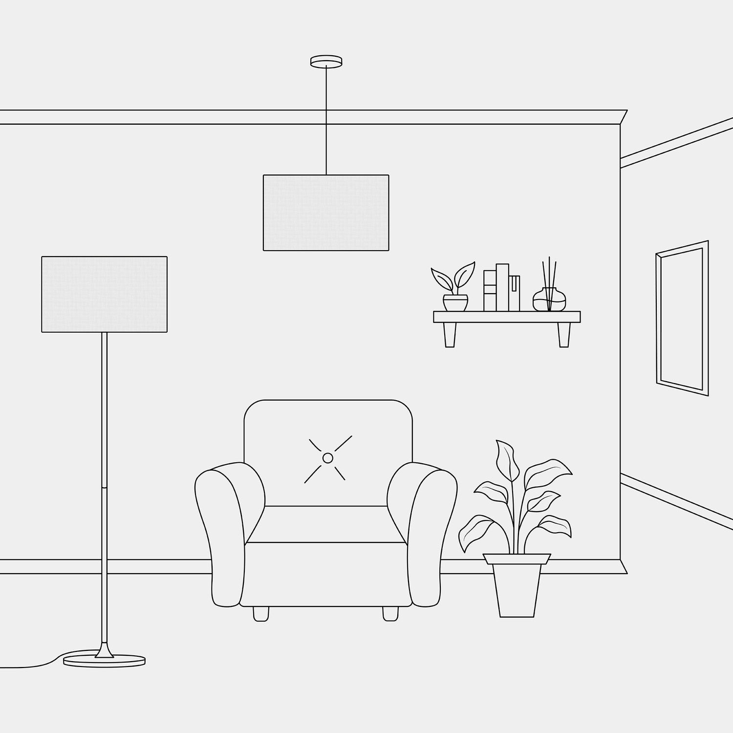 Paralume Cilindro XL in tessuto con attacco E27 - Made in Italy - Lino Crudo