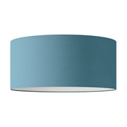 Paralume Cilindro XXL in tessuto con attacco E27 - Made in Italy - Teletta Azzurro