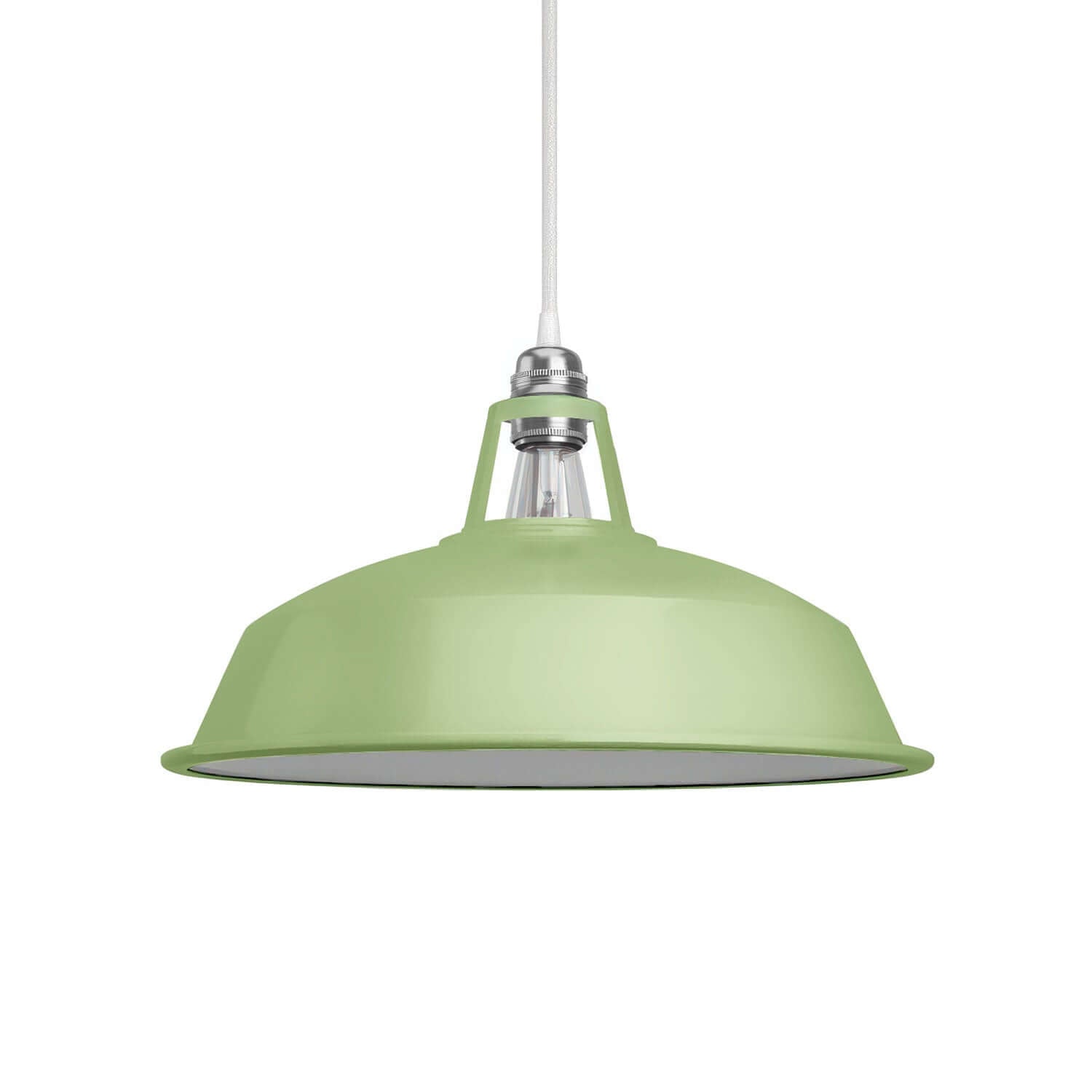Harbour lampshade in enameled metal with E27 fitting, Ø 38 cm