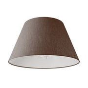 Paralume Impero L per lampada da tavolo o applique con attacco E27 - Made in Italy - Camelot Marrone