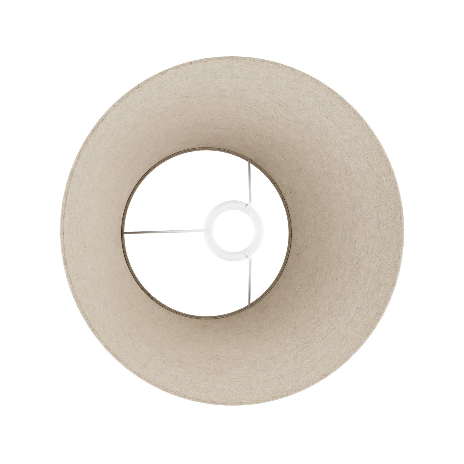 Paralume Impero M in tessuto per lampada da terra con attacco E27 - Made in Italy - Lana Beige