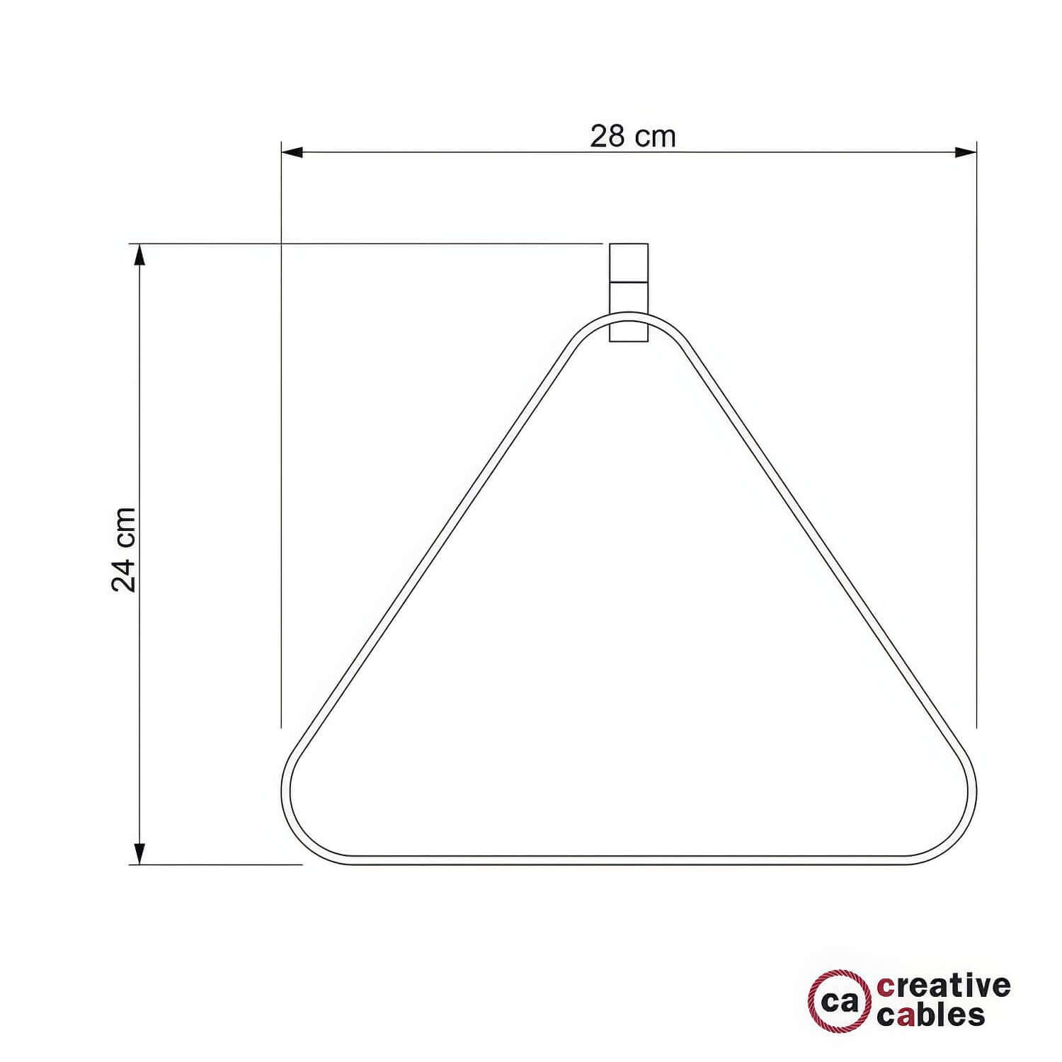 Paralume in metallo Duedì Apex con copriportalampada in metallo e portalampada E27 - Bianco