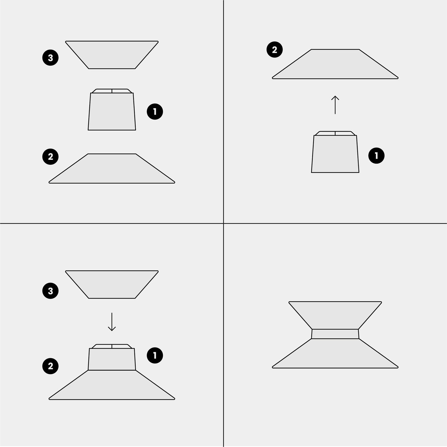 Paralume in tessuto Clessidra Teletta azzurro severo - Made in Italy Arenal sabbia