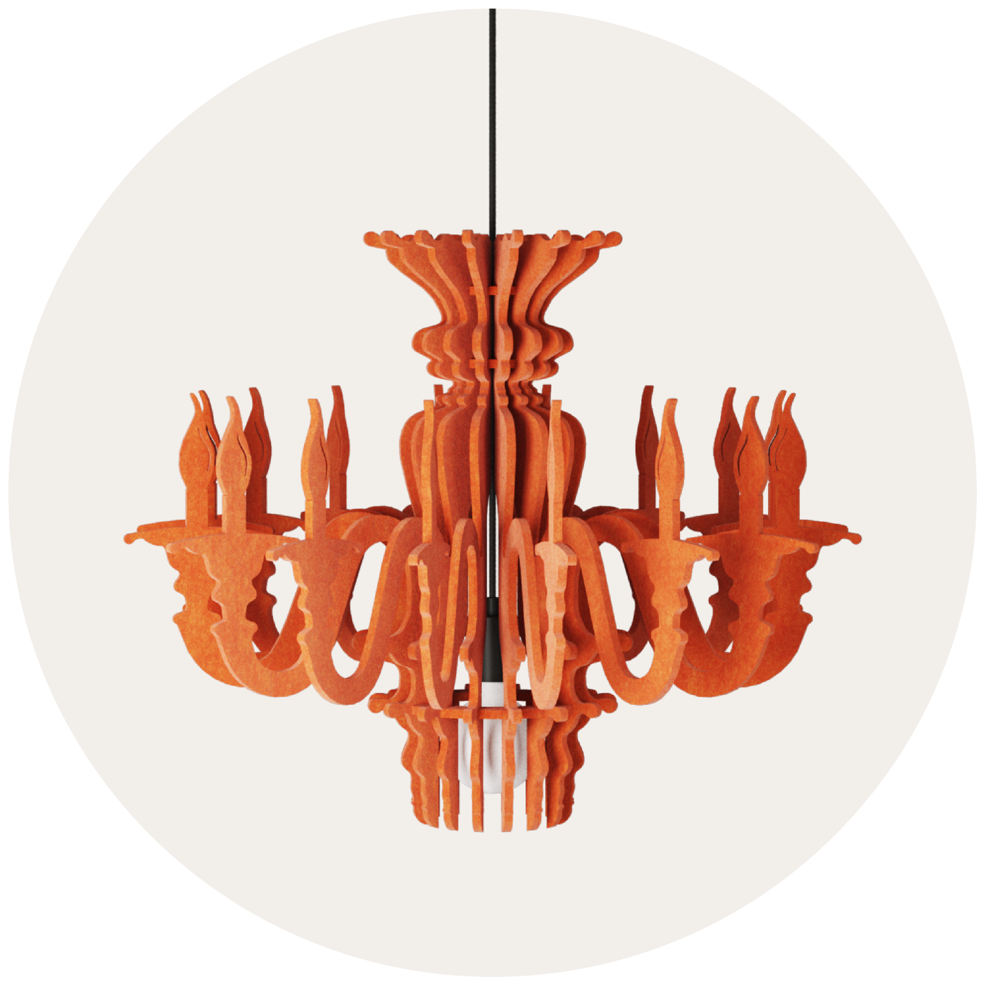 Sound-absorbing lampshades