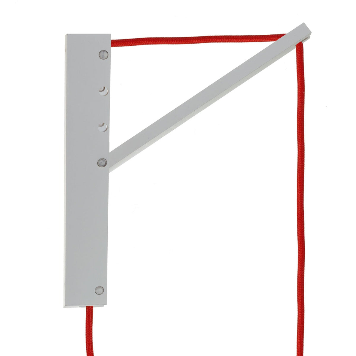 Pinocchio, adjustable wall support for lamps - White – Creative Cables