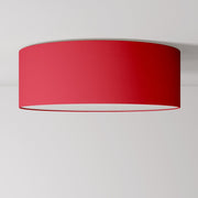 Plafoniera in tessuto Large - Made in Italy - Teletta Rosso
