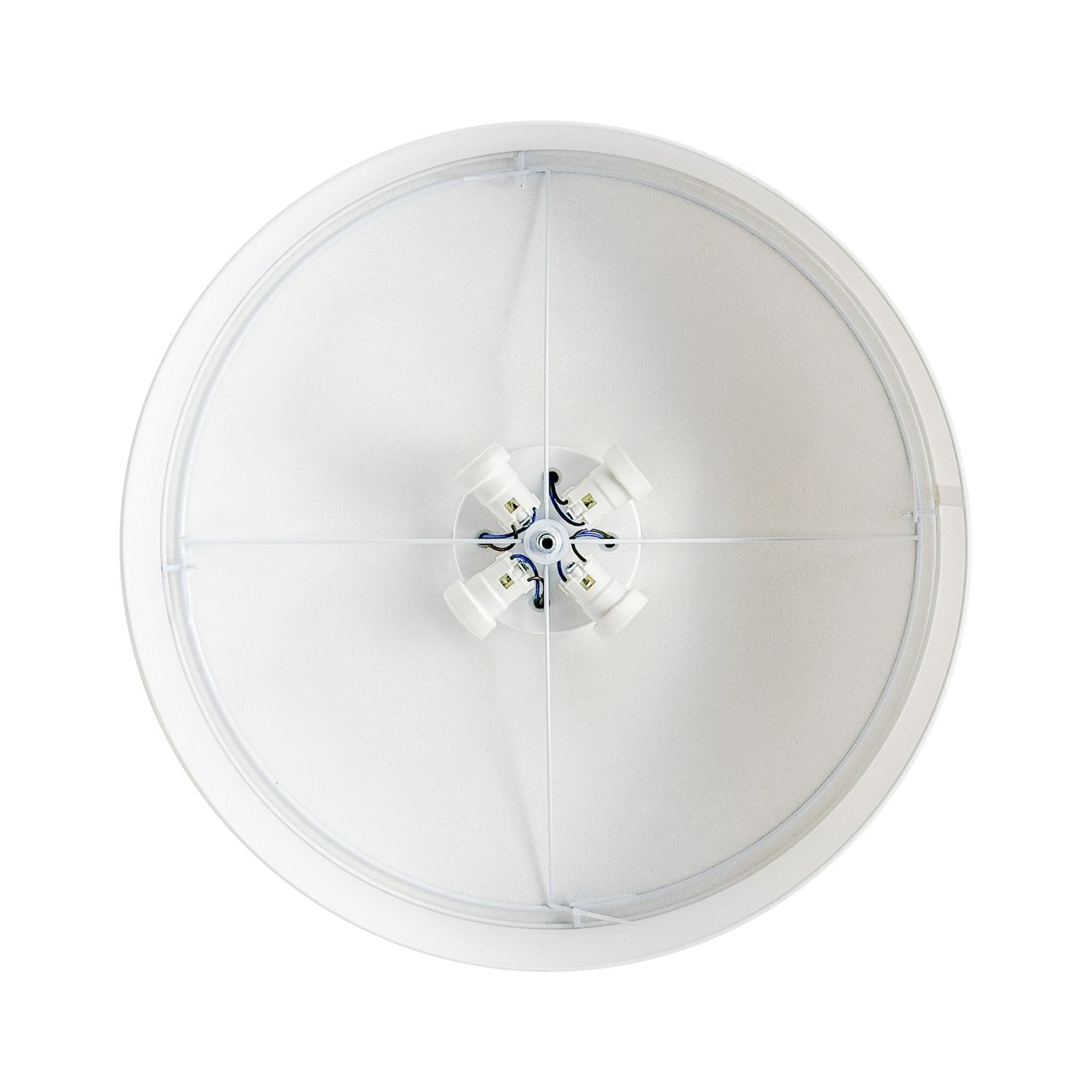 Plafoniera in tessuto Small - Made in Italy - Lana Marrone