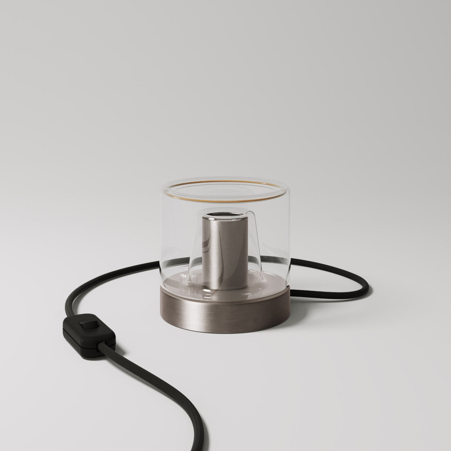 Posaluce Ghost table lamp - Brushed titanium