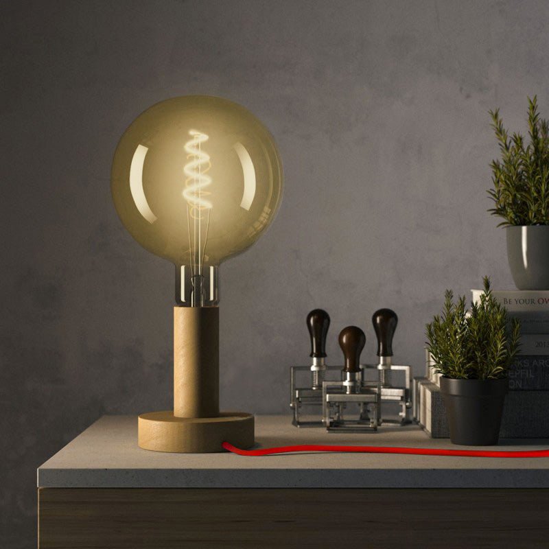 Posaluce - Lampada da tavolo in legno Large - Neutro