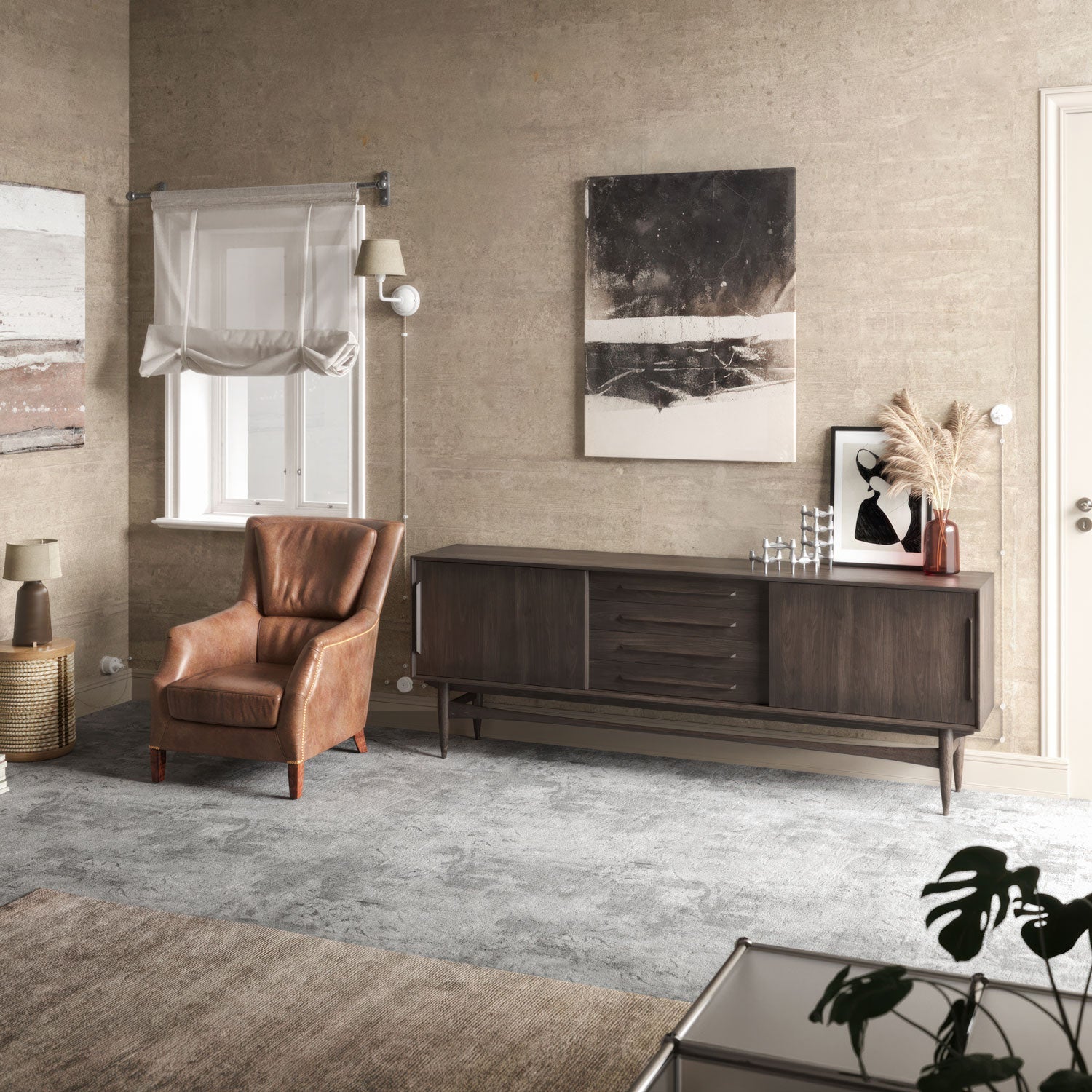 Presa bipasso italiana 10/16A in porcellana da parete - Bianco