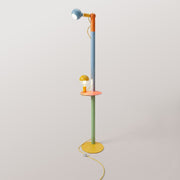 Rocco XXL - Lampada da terra multicolor con lampadina Maria e Camo