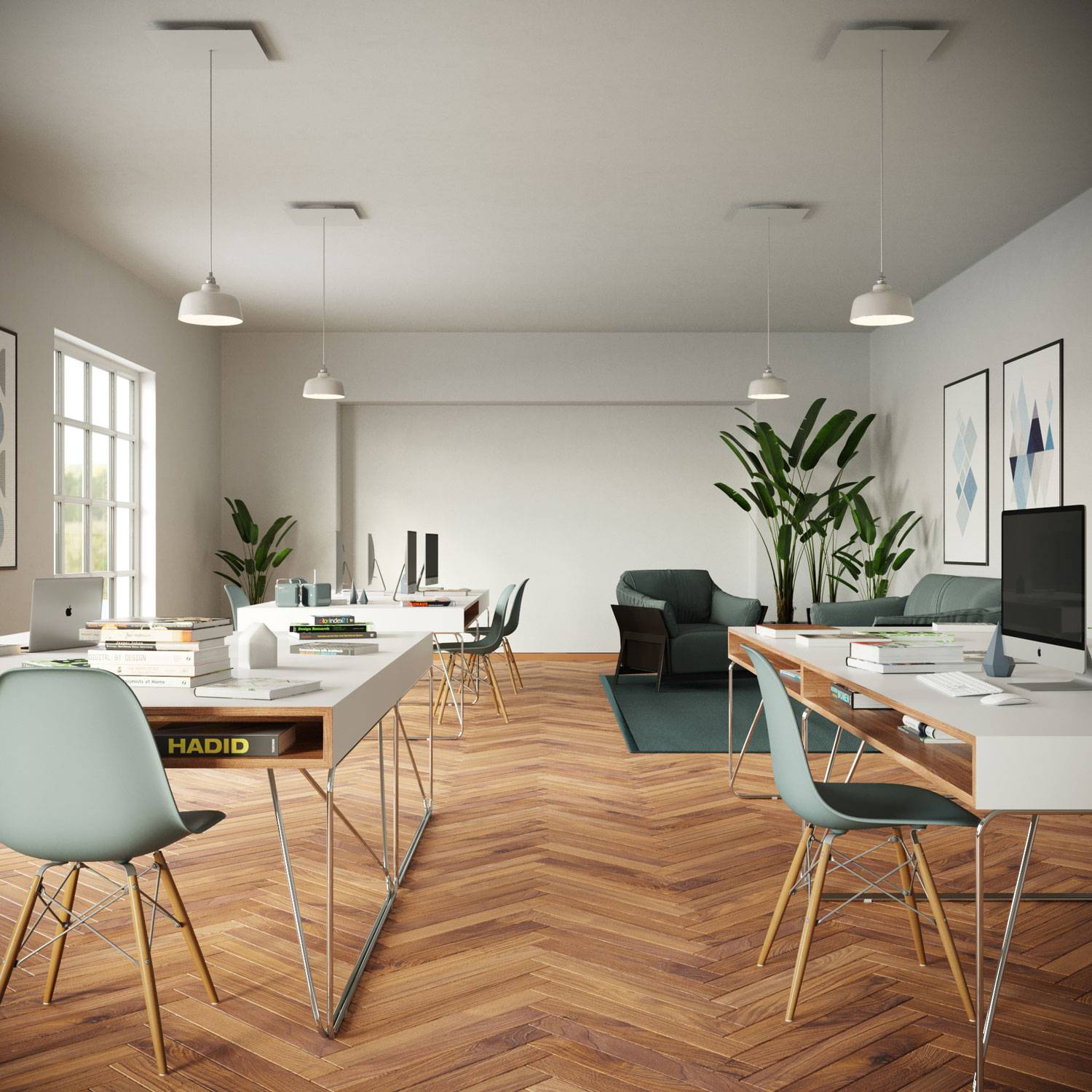 Rosone XXL Rose-One quadrato, 400 mm con 1 foro e 4 fori laterali - Marmo Carrara Bianco