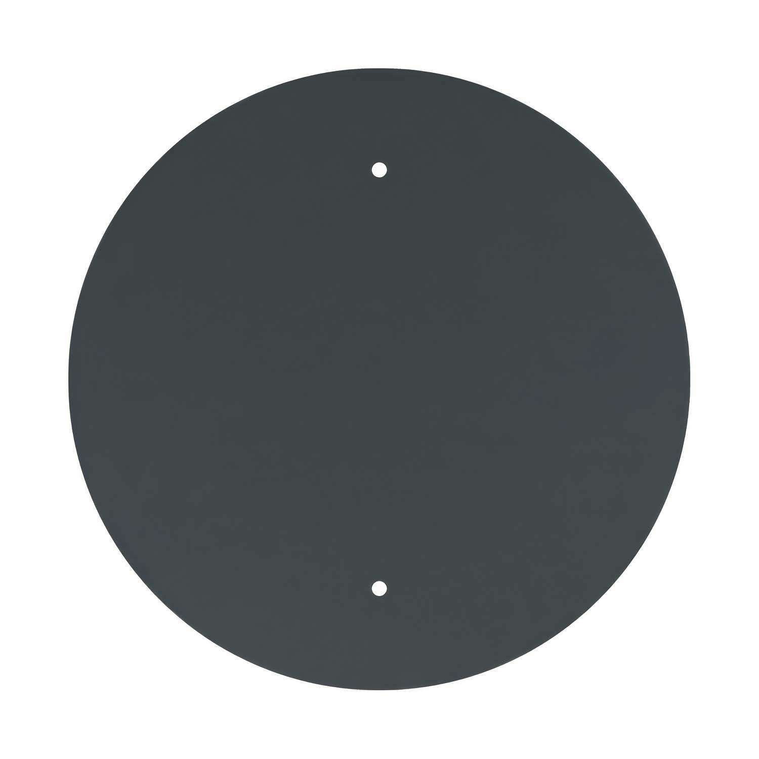 Rosone XXL Rose-One rotondo, diametro 400 mm con 2 fori e 4 fori laterali - Antracite Bianco