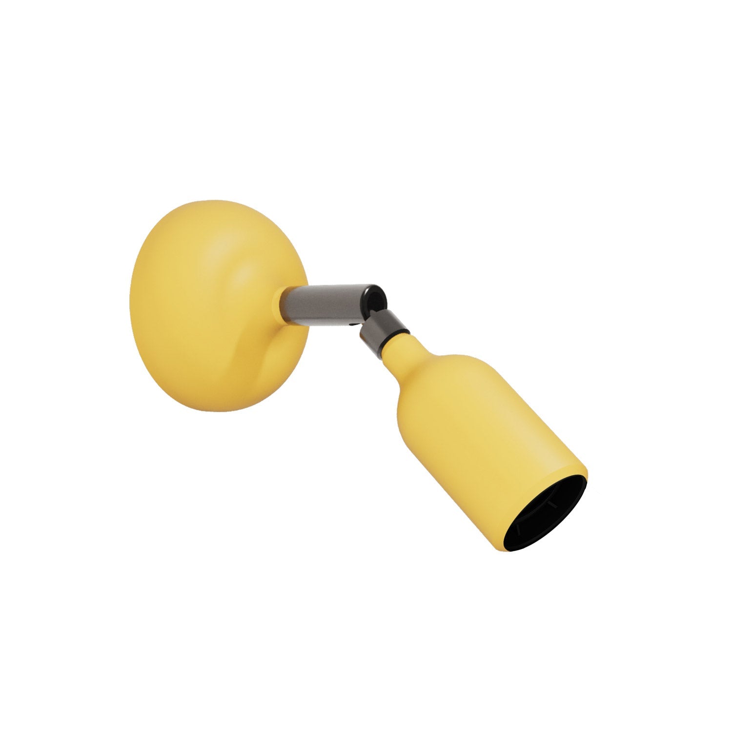 Silicone Fermaluce lamp with joint - Yellow