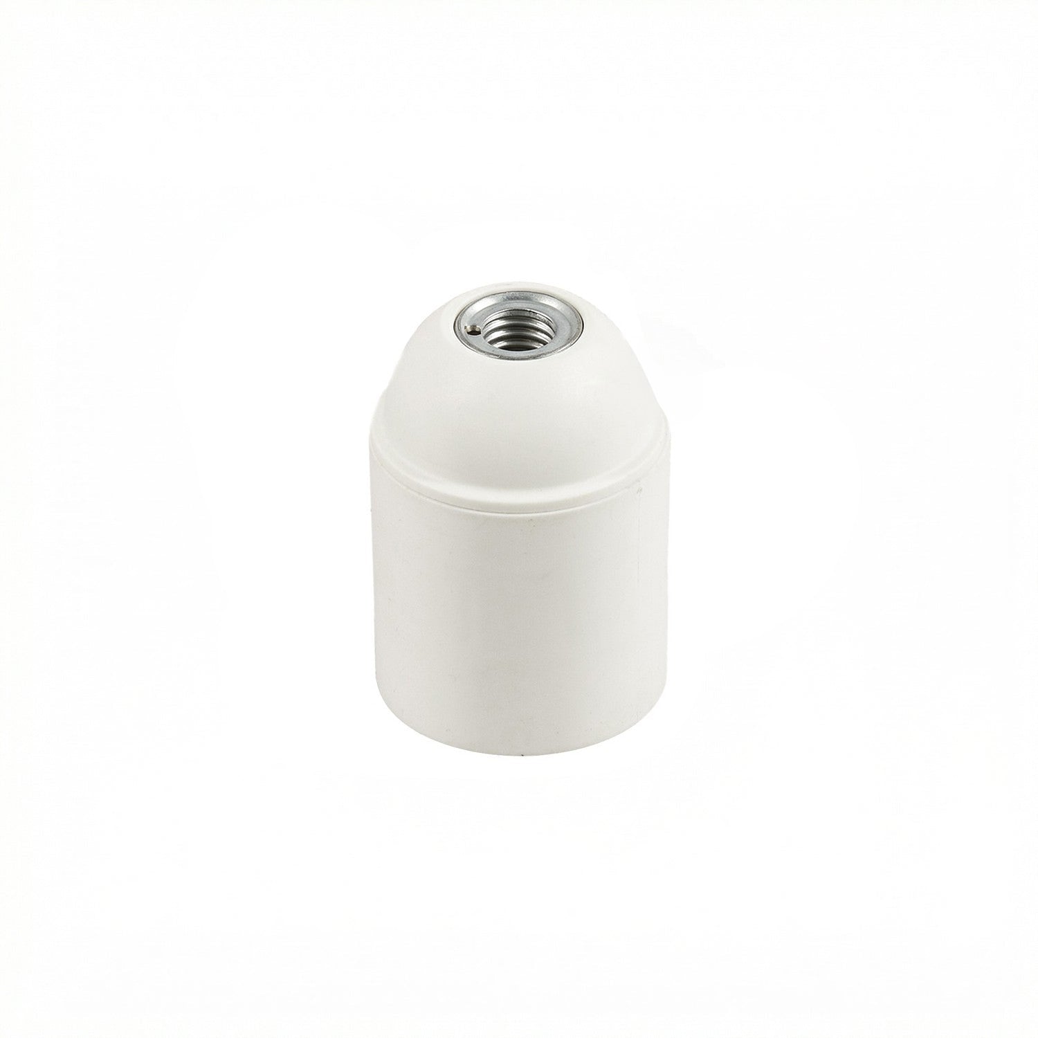Smooth Sided Thermoplastic E26 light bulb socket kit - White