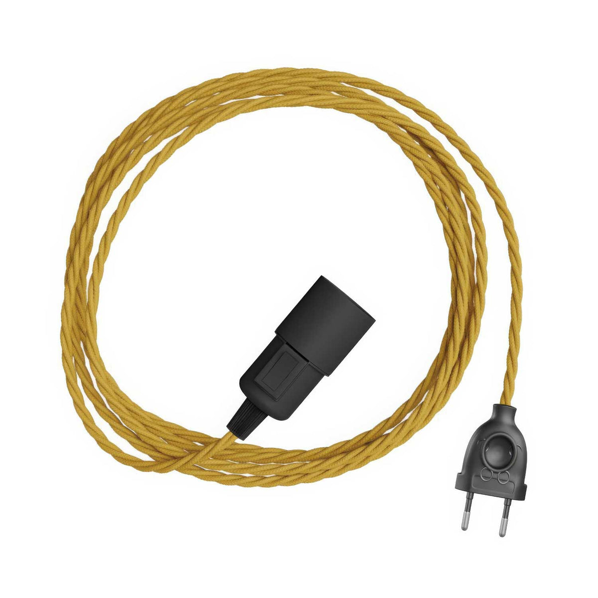 Snake Twisted - Plug-in lamp with braided fabric cord TM25 – Creative ...