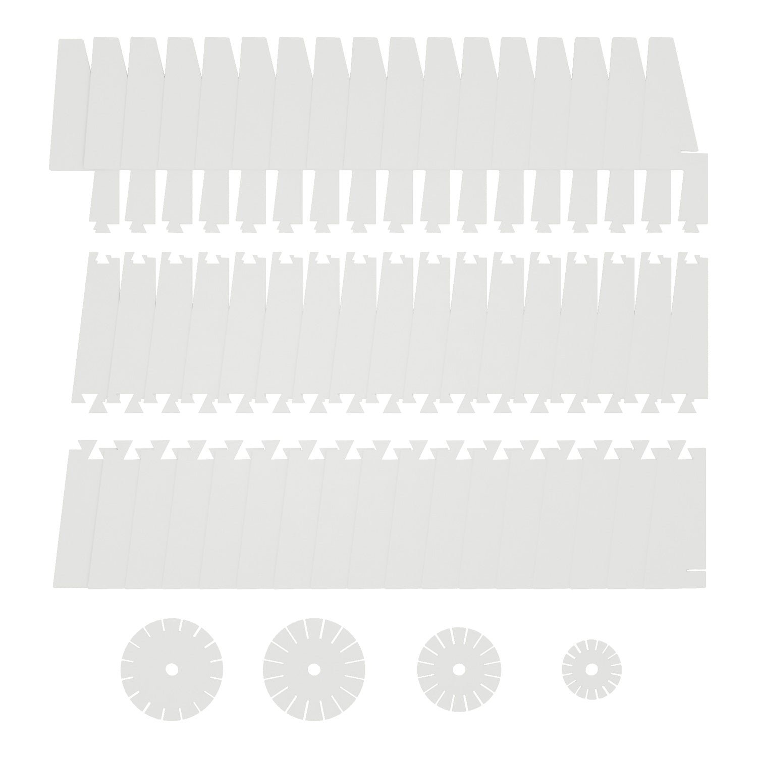 Struttura per lampada da terra SHHINE in materiale fonoassorbente - Bianco melange