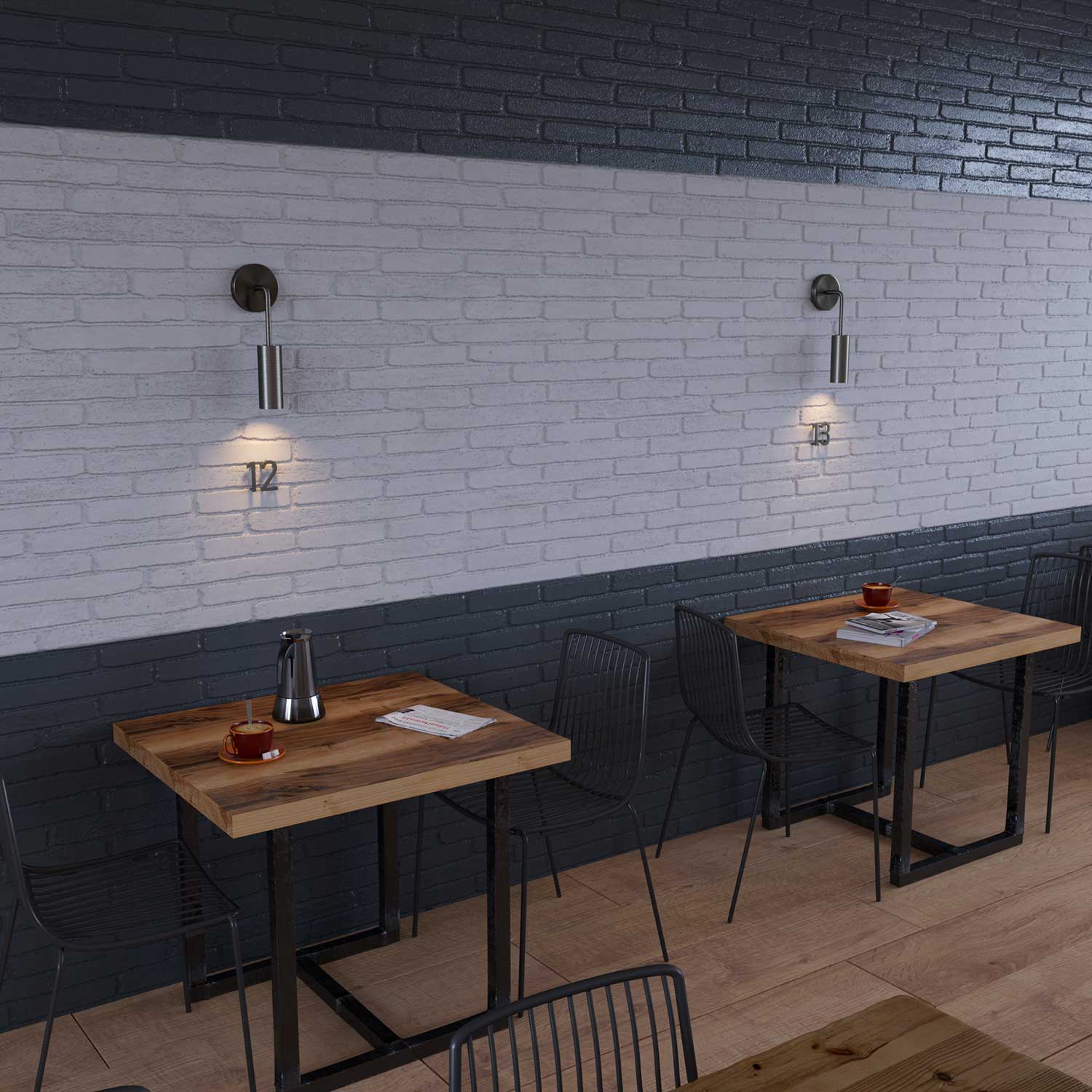 Tub - E14, tubo in metallo per faretto con portalampada doppia ghiera E14 - Titanio satinato - Creative Cables