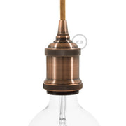 Vintage Style - single ferrule E26 light bulb socket kits - Copper